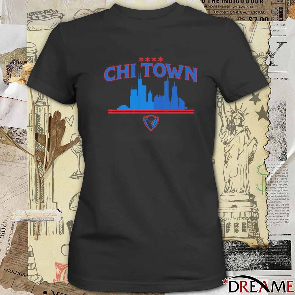 2026 DePaul Blue Demons Basketball Chi Town t-shirt