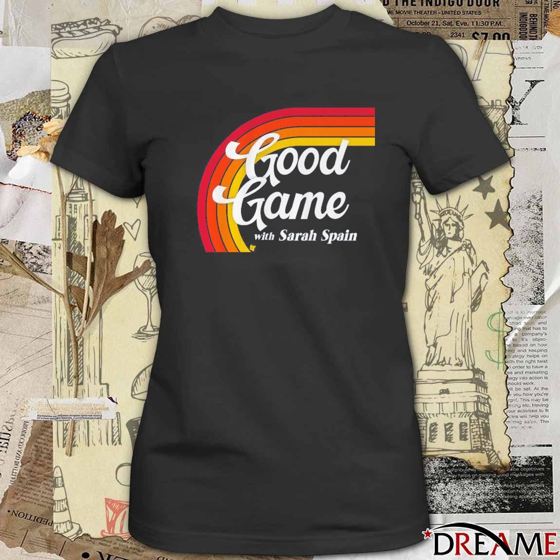 2026 DePaul BlueSarah Spain Good Game With Sarah Spain Logo t-shirt
