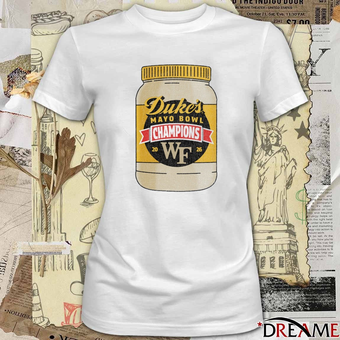 2026 Duke’s Mayo Bowl Wake Forest Demon Deacons Champions t-shirt