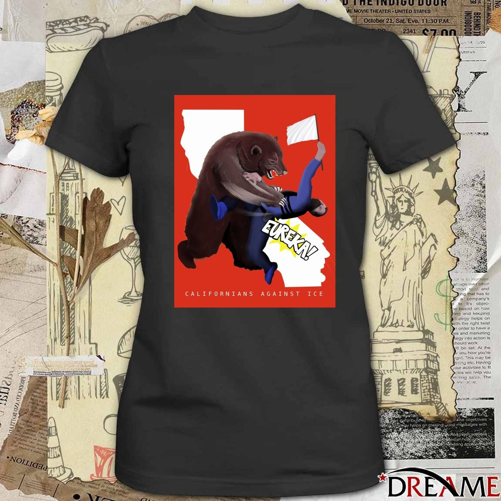 2026 Eureka Californians Against ICE t-shirt