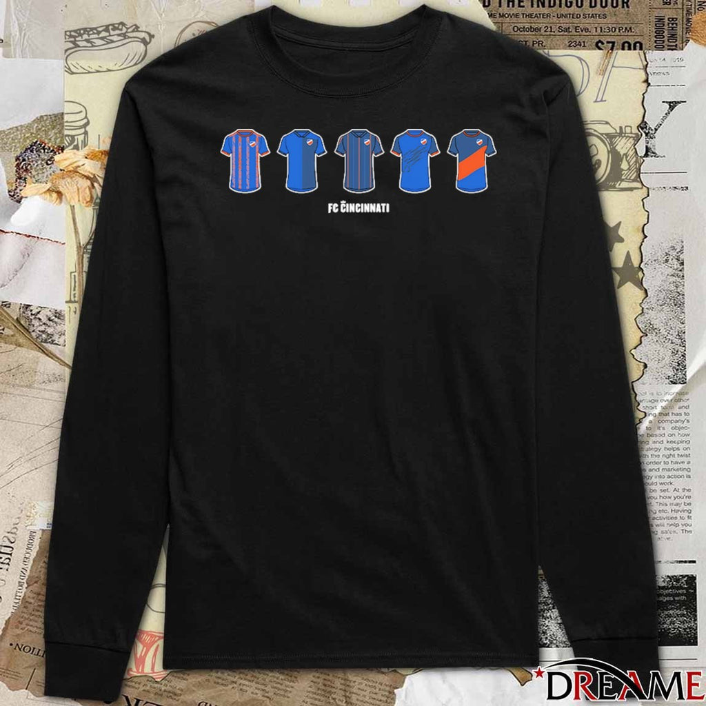 2026 FC Cincinnati Jersey Retrospective t-shirt