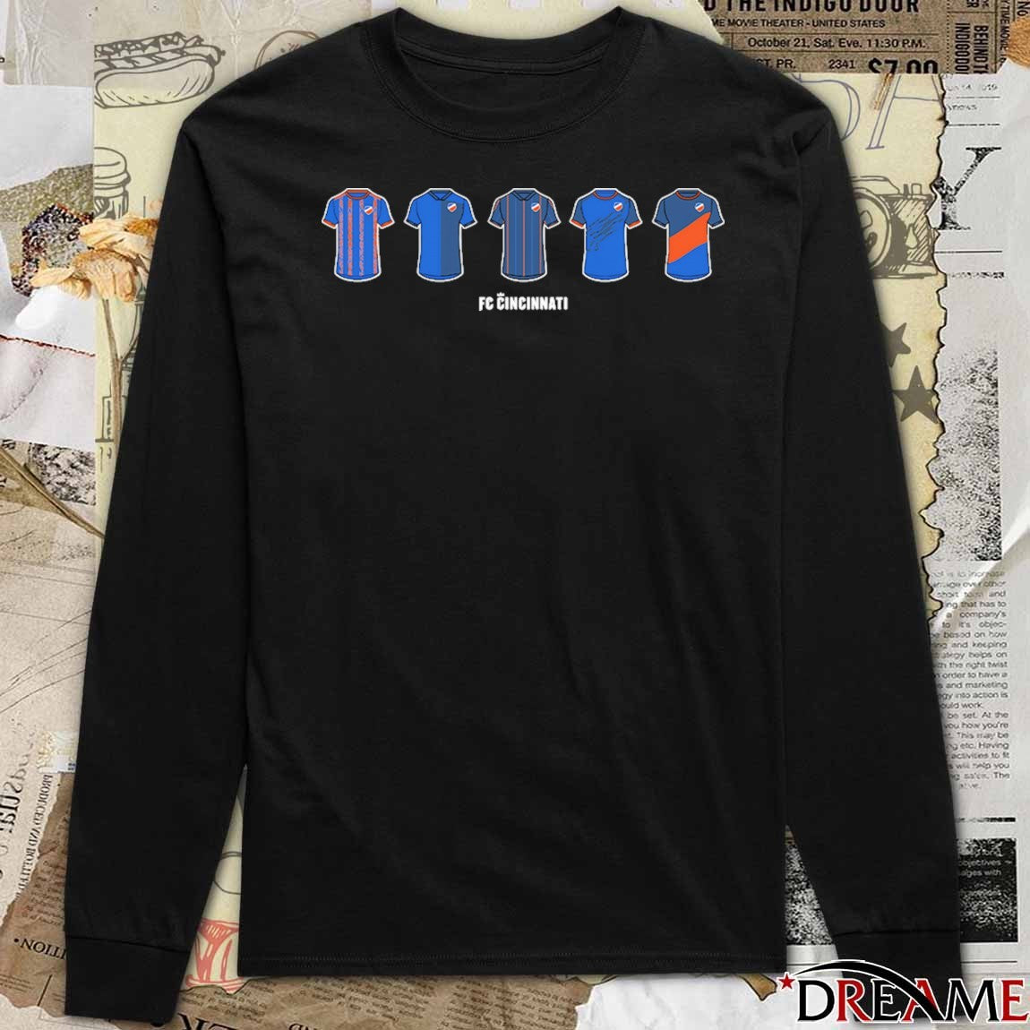 2026 FC Cincinnati Jersey Retrospective t-shirt