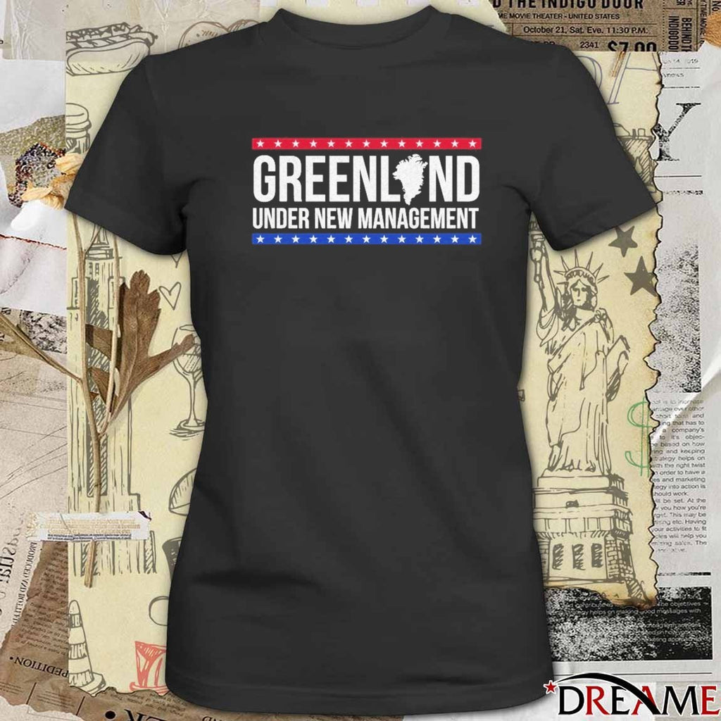 2026 Greenland Under New Management Hands off Greenland t-shirt