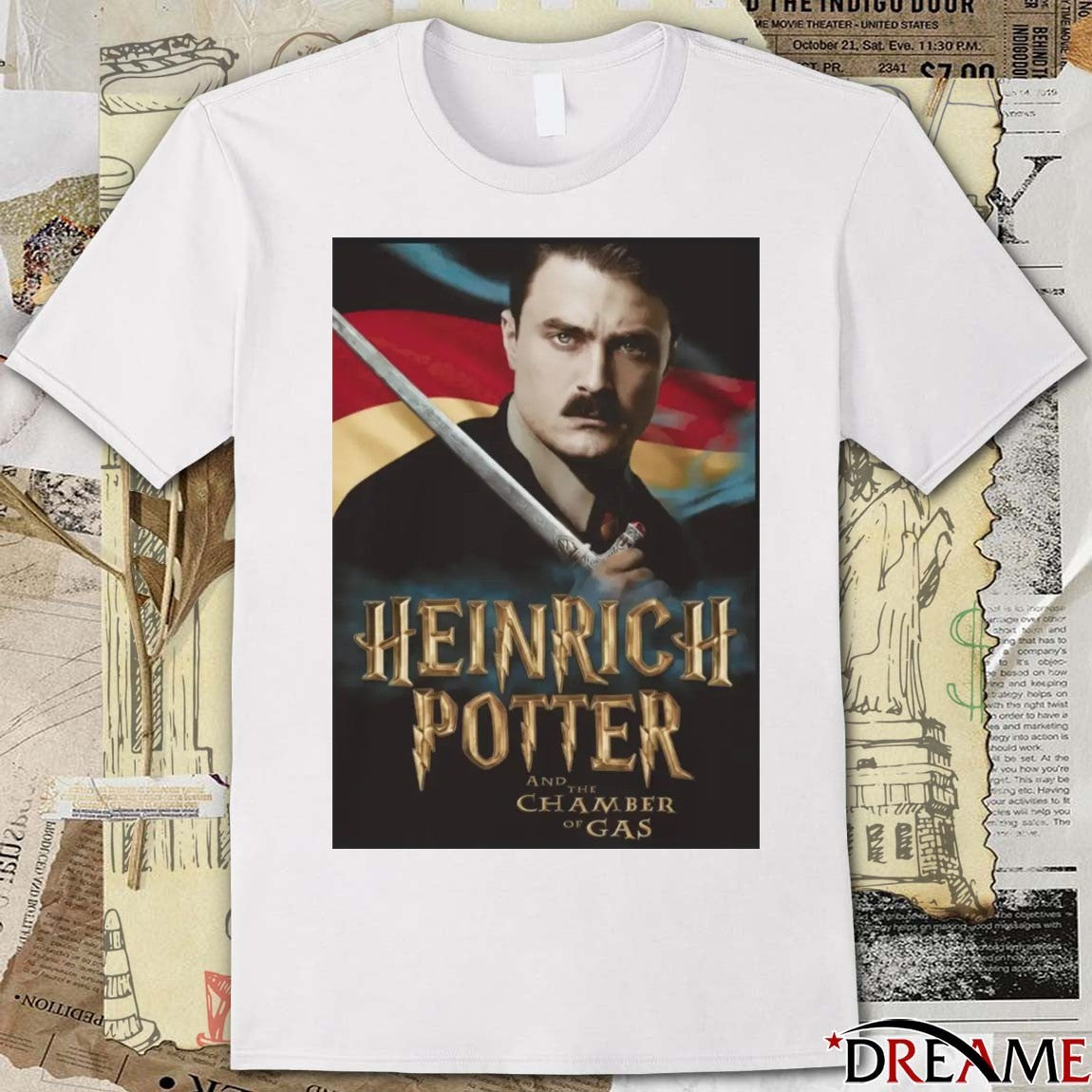 2026 Heinrich Potter And The Chamber Of Gas t-shirt – Politics Parody Tee