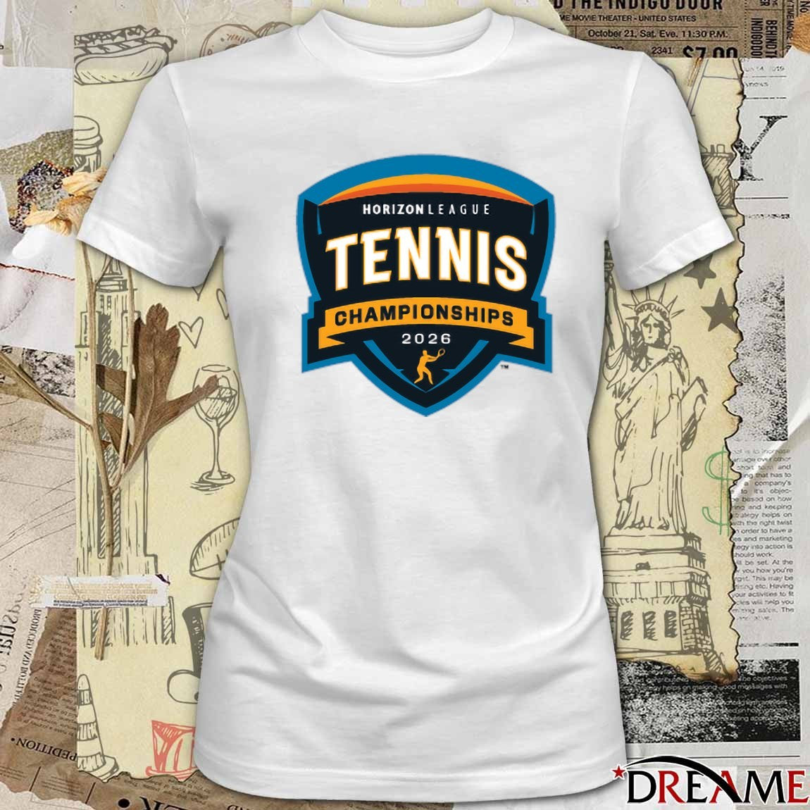 2026 Horizon League Men’s and Women’s Tennis Championships Logo t-shirt