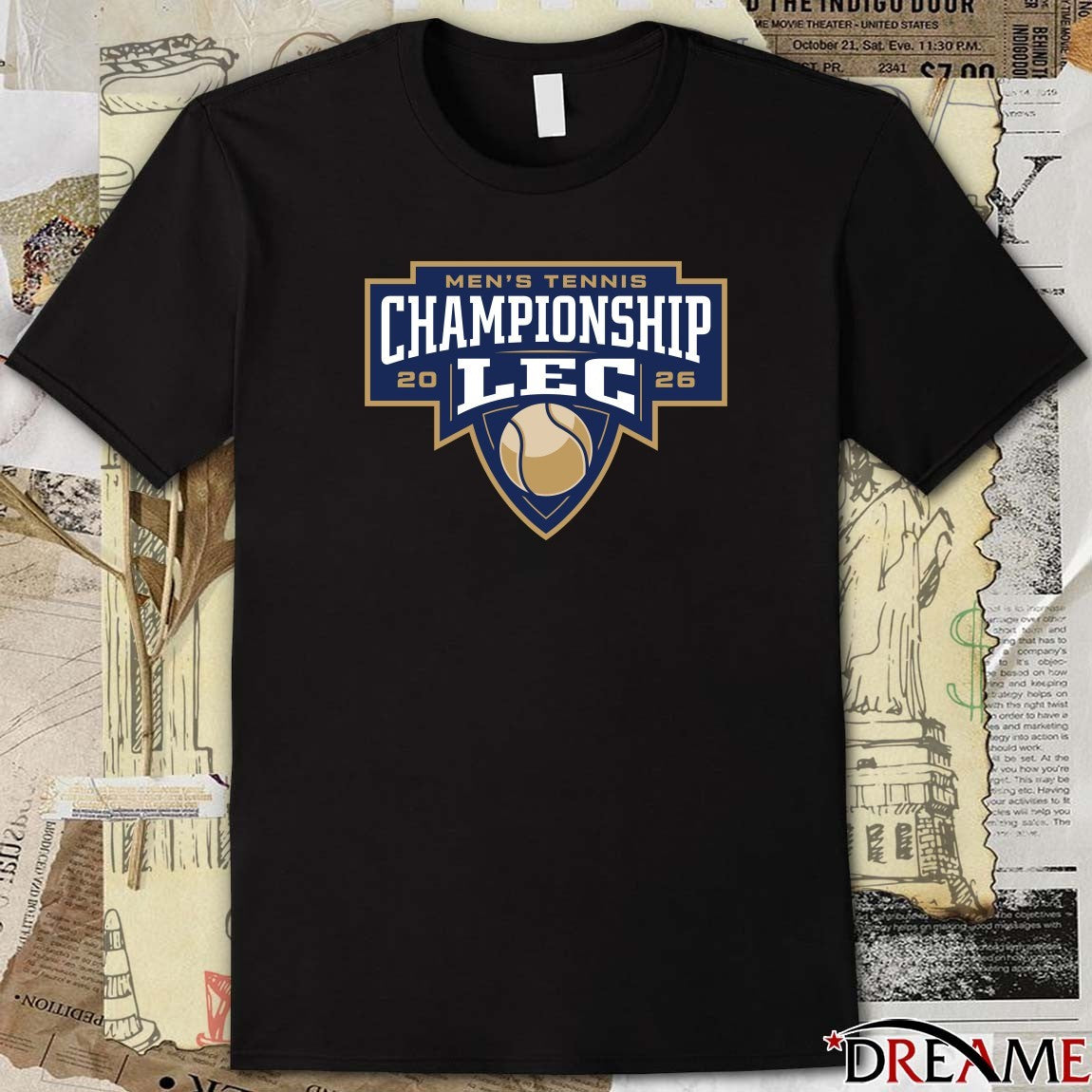 2026 Little East Conference LEC Men’s Tennis Championship Logo t-shirt