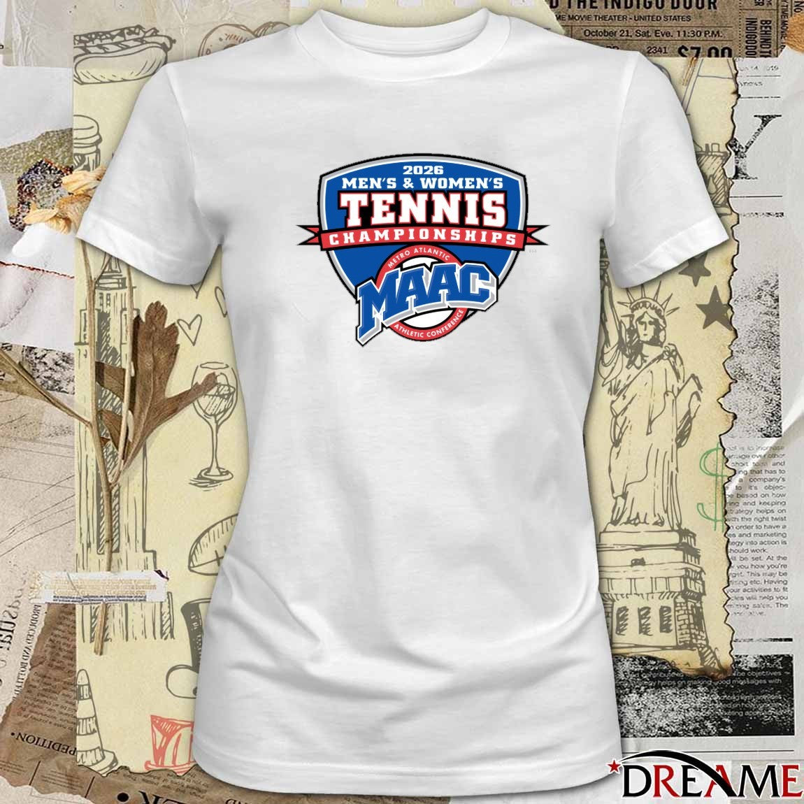 2026 MAAC Men’s and Women’s Tennis Championships Logo t-shirt