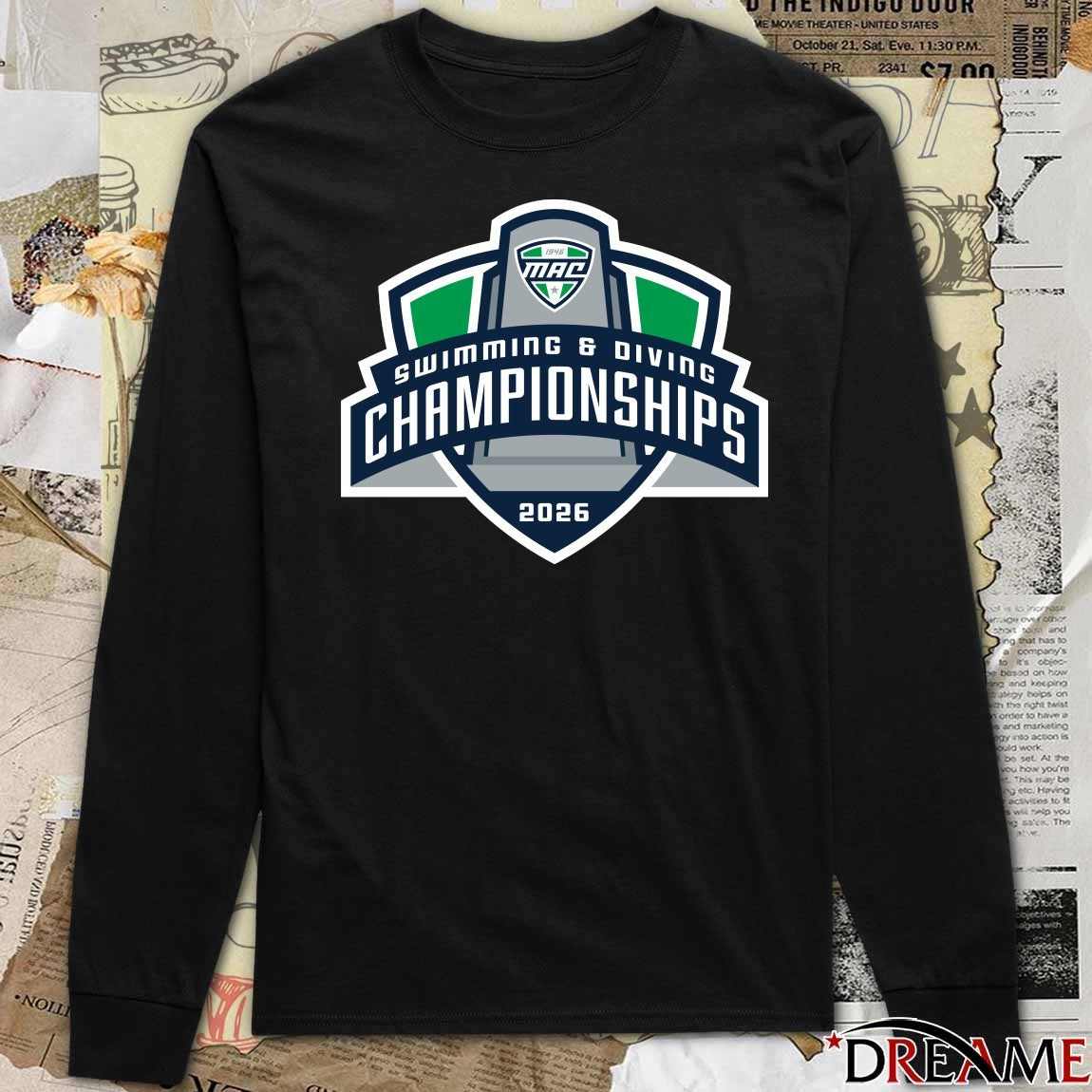 2026 Mid-American Conference MAC Swimming and Diving Championships t-shirt