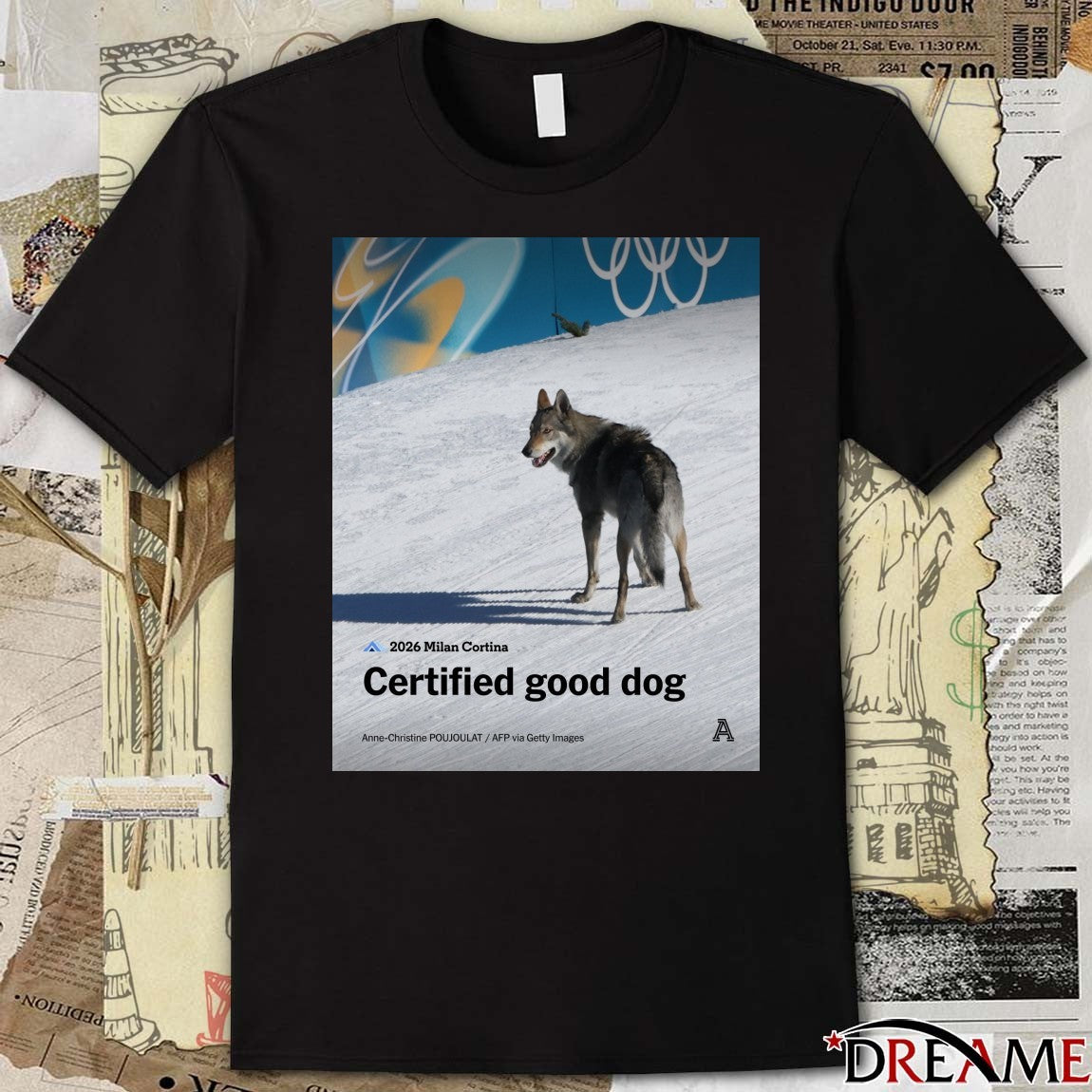 2026 Milan Cortina Certified Good Dog t-shirt