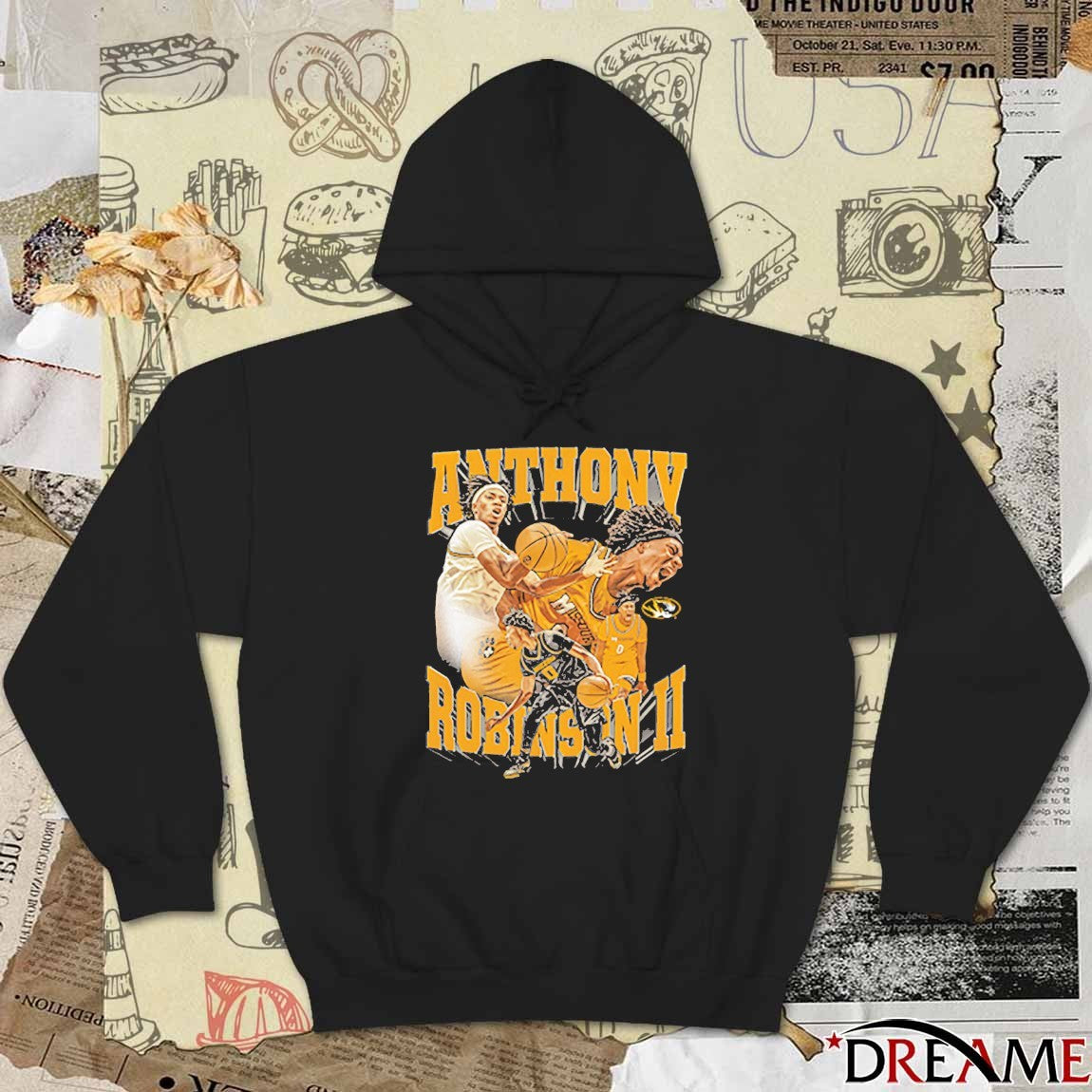 2026 Mizzou Tigers NIL Anthony Robinson II Basketball Player t-shirt