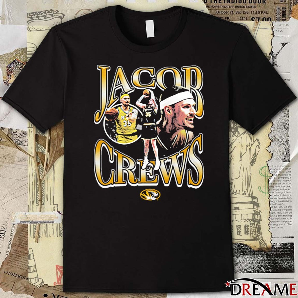 2026 Mizzou Tigers NIL Jacob Crews Basketball Player t-shirt