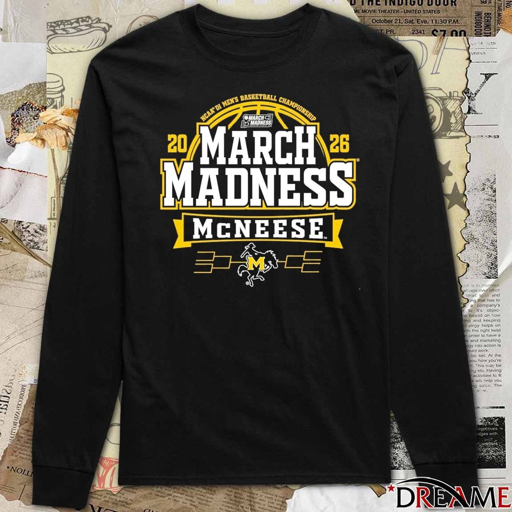 2026 NCAA DI Men’s Basketball Championship March Madness McNeese State University Cowboys t-shirt