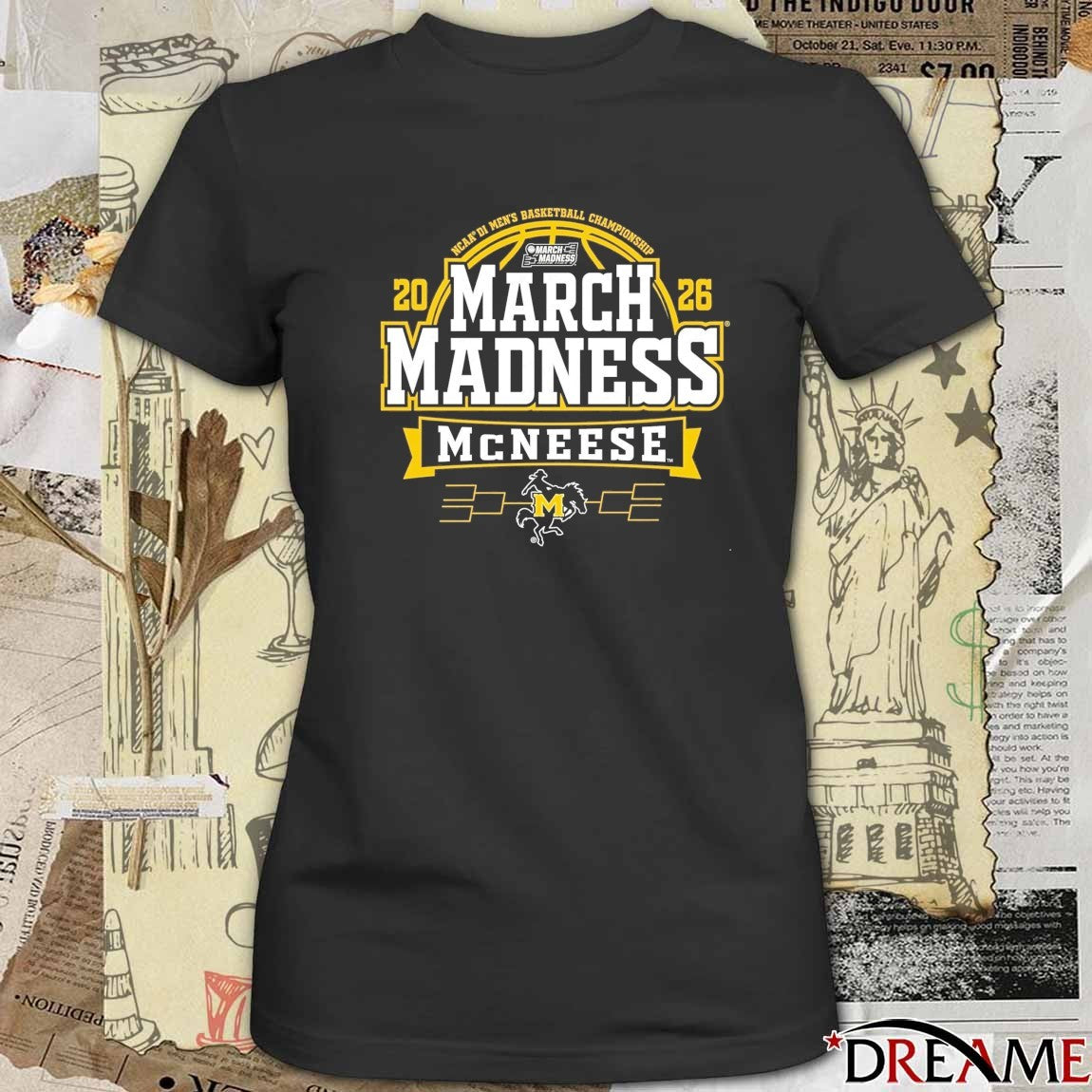 2026 NCAA DI Men’s Basketball Championship March Madness McNeese State University Cowboys t-shirt