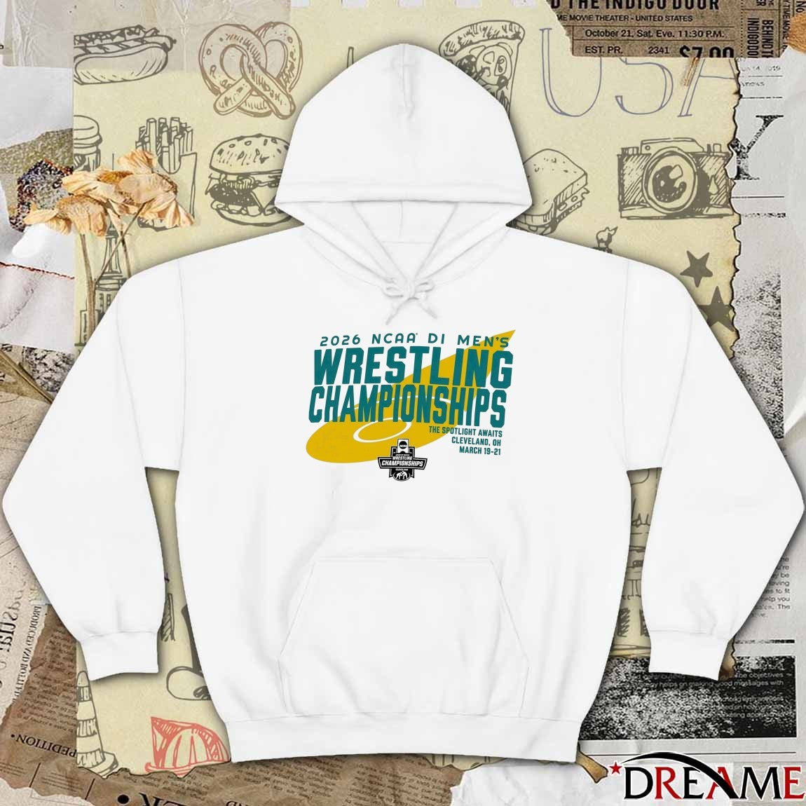 2026 NCAA DI Men’s Wrestling Championships The Spotlight Awaits Cleveland, OH March 19-21 t-shirt