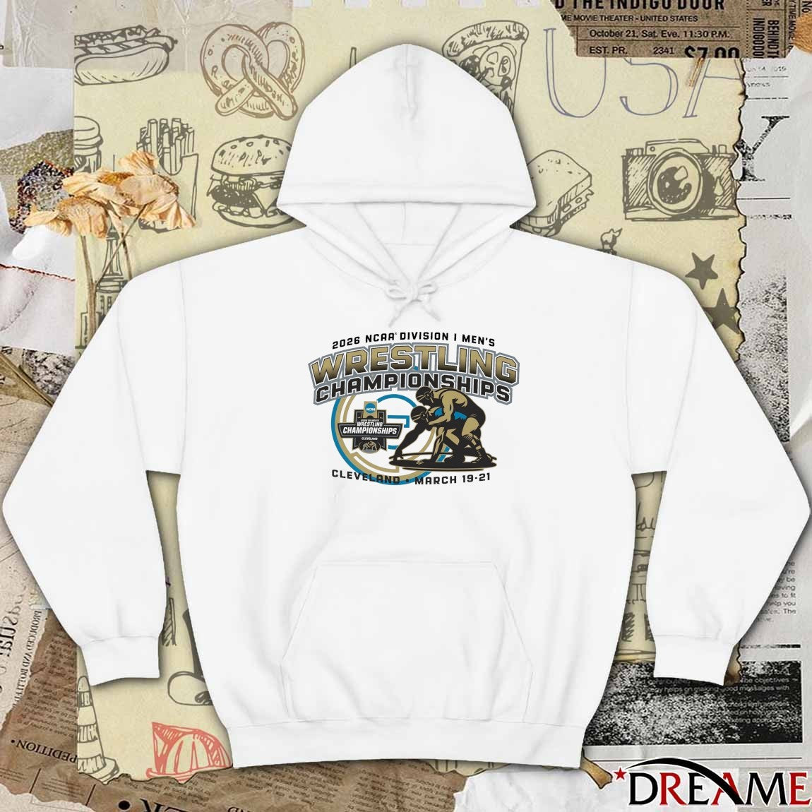 2026 NCAA Division I Men’s Wrestling Championships Cleveland, Ohio March 19-21, 2026 t-shirt