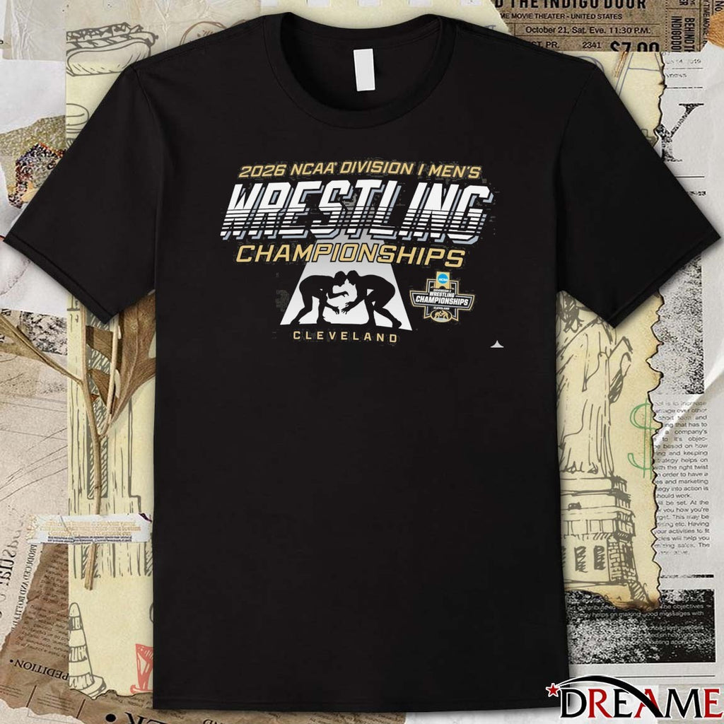 2026 NCAA Division I Men’s Wrestling Championships Cleveland, Ohio t-shirt
