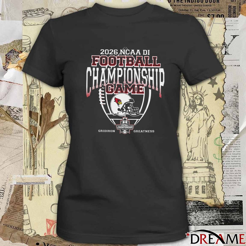 2026 NCAA Division III Football Championship Game Illinois State Redbirds Gridiron Greatness t-shirt