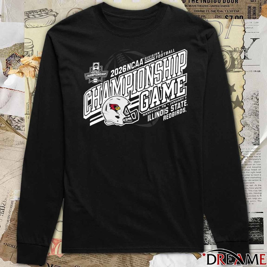 2026 NCAA Division III Football Championship Game Nashville TN January 5 Illinois State Redbirds t-shirt