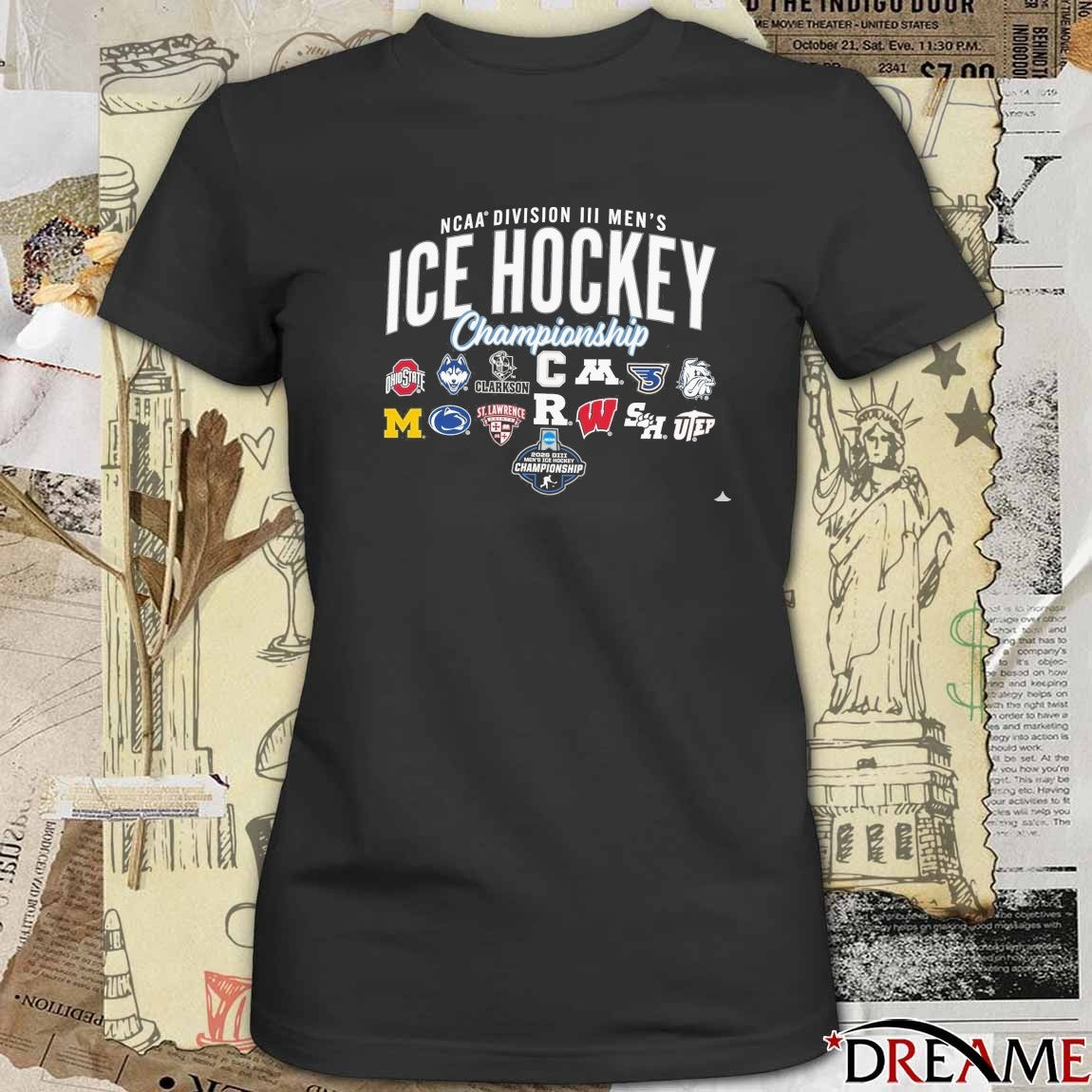 2026 NCAA Division III Men’s Ice Hockey Championship All Team Logo t-shirt