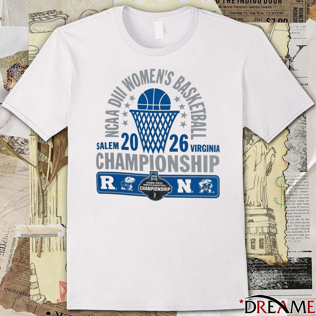 2026 NCAA Division III Women’s Basketball Championship Salem, Virginia Kansas Jayhawk t-shirt
