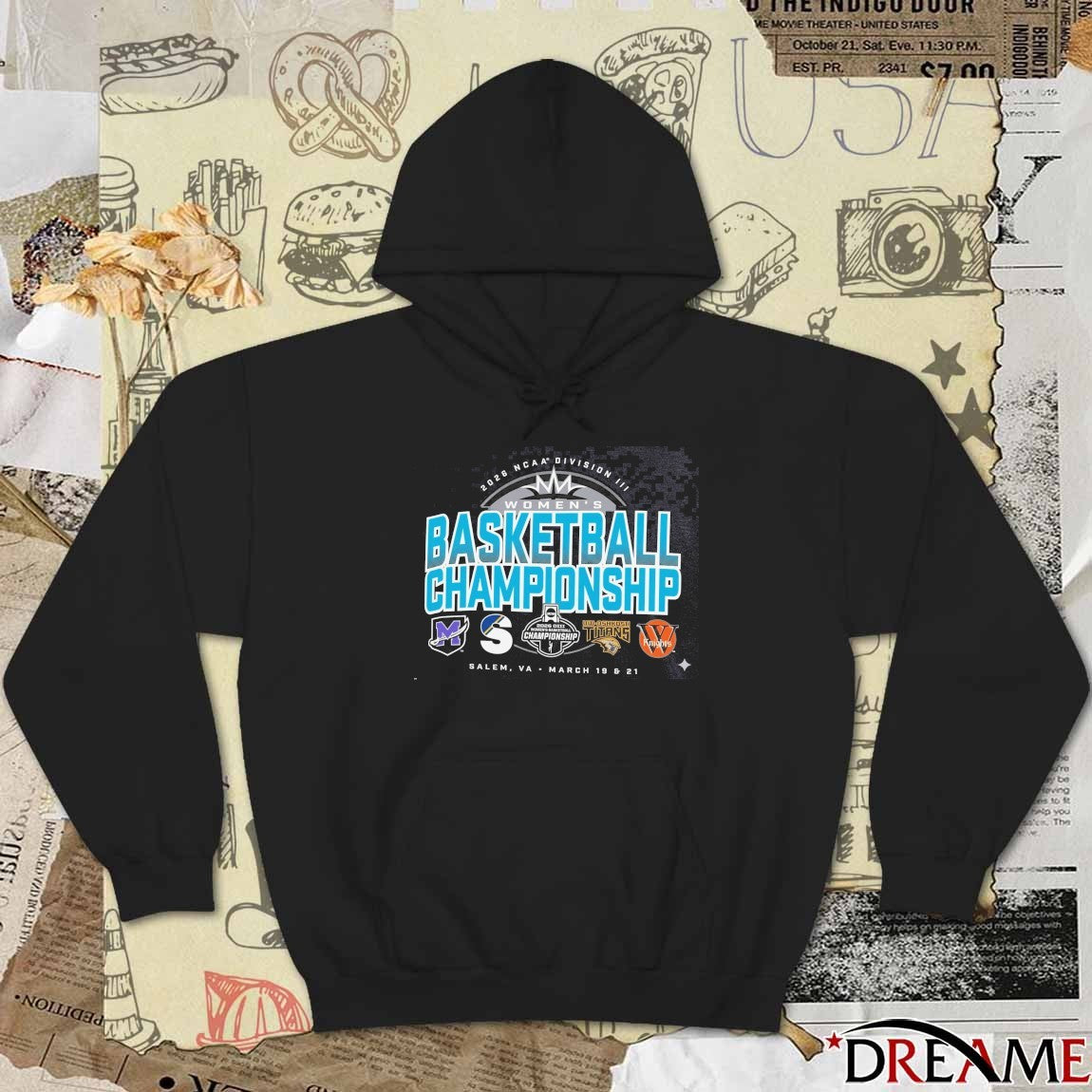 2026 NCAA Division III Women’s Basketball Championship Salem, Virginia March 19 and 21, 2026 t-shirt