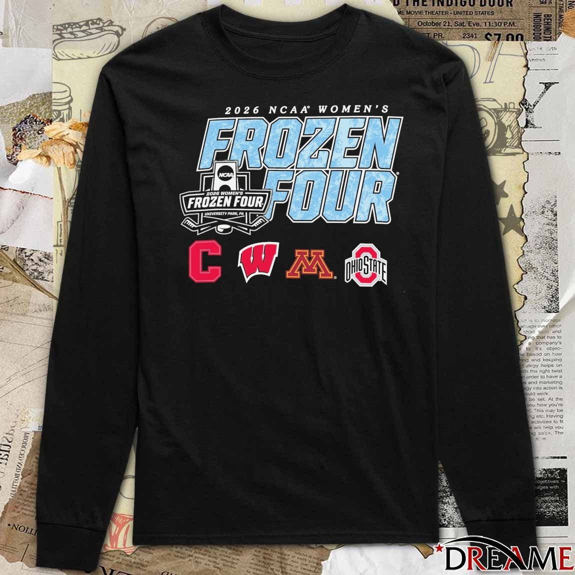2026 NCAA Women’s Ice Hockey Tournament Frozen Four Pennsylvania t-shirt