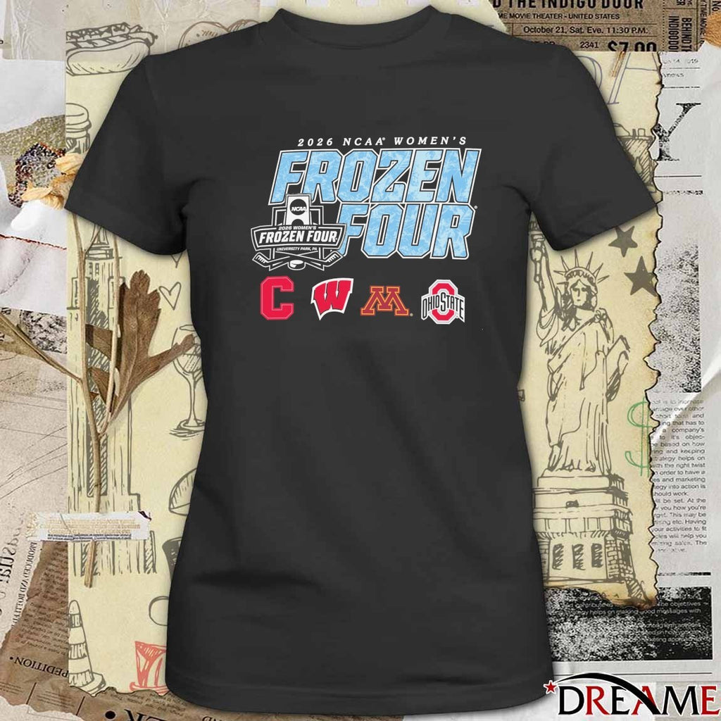 2026 NCAA Women’s Ice Hockey Tournament Frozen Four Pennsylvania t-shirt