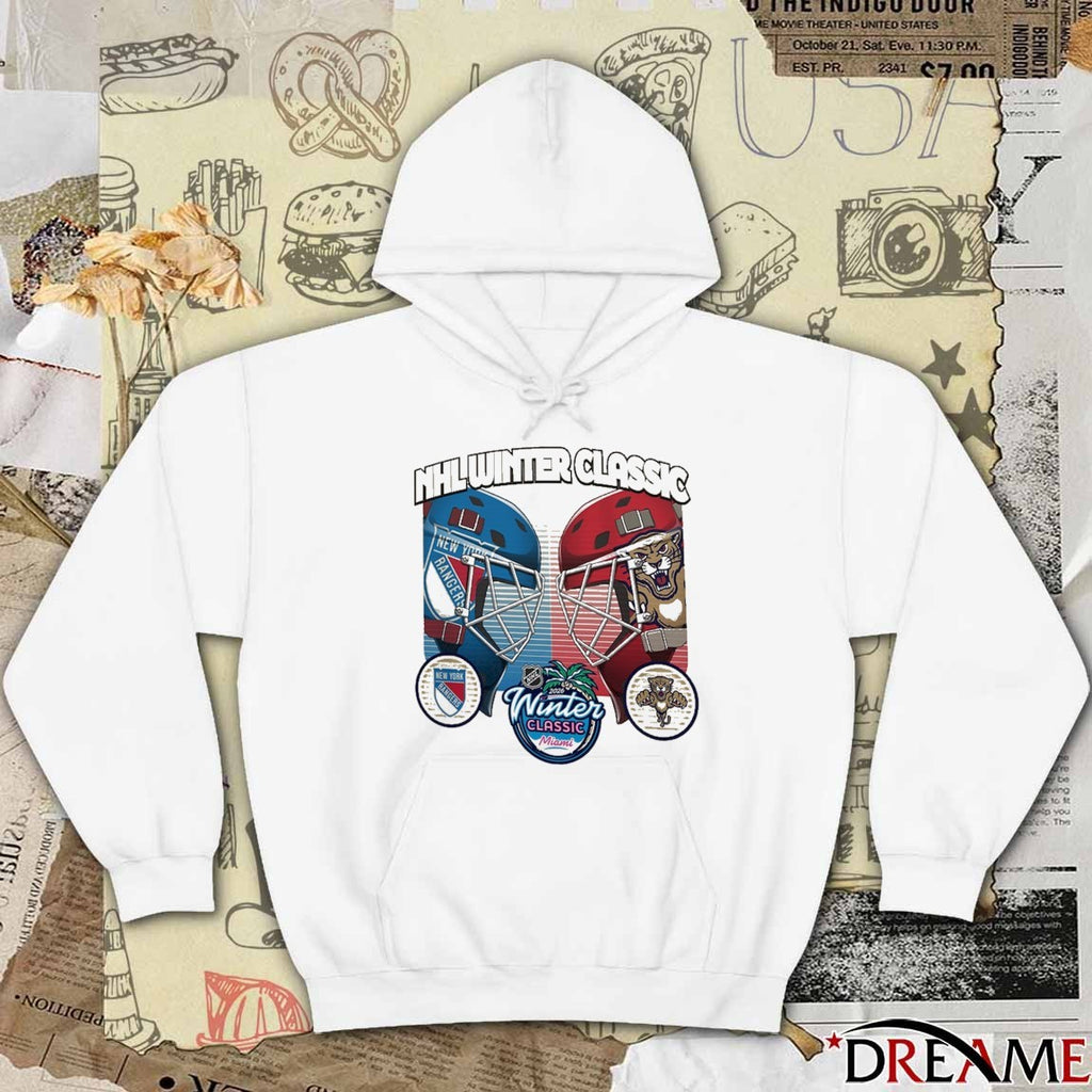 2026 NHL Winter Classic Matchup Florida Panthers vs. New York Rangers Outerstuff Natural t-t-shirt