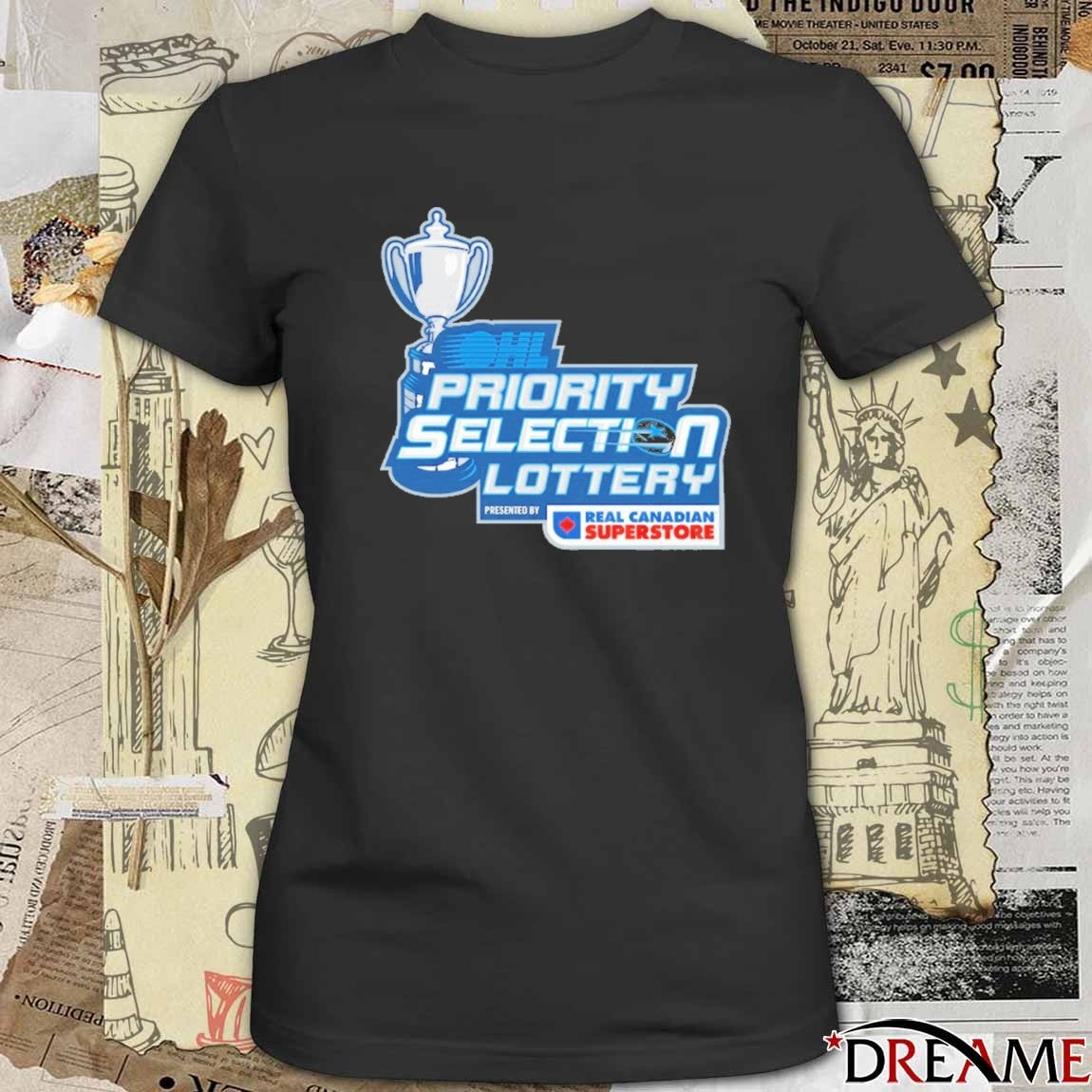 2026 OHL Priority Selection Lottery Presented By Real Canadian Superstore Logo t-shirt