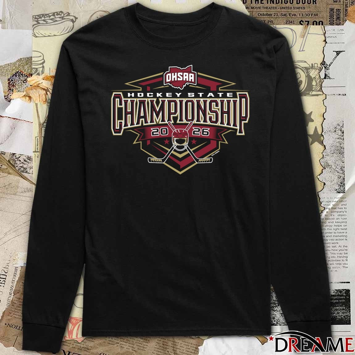 2026 OHSAA Hockey State Championship Logo t-shirt