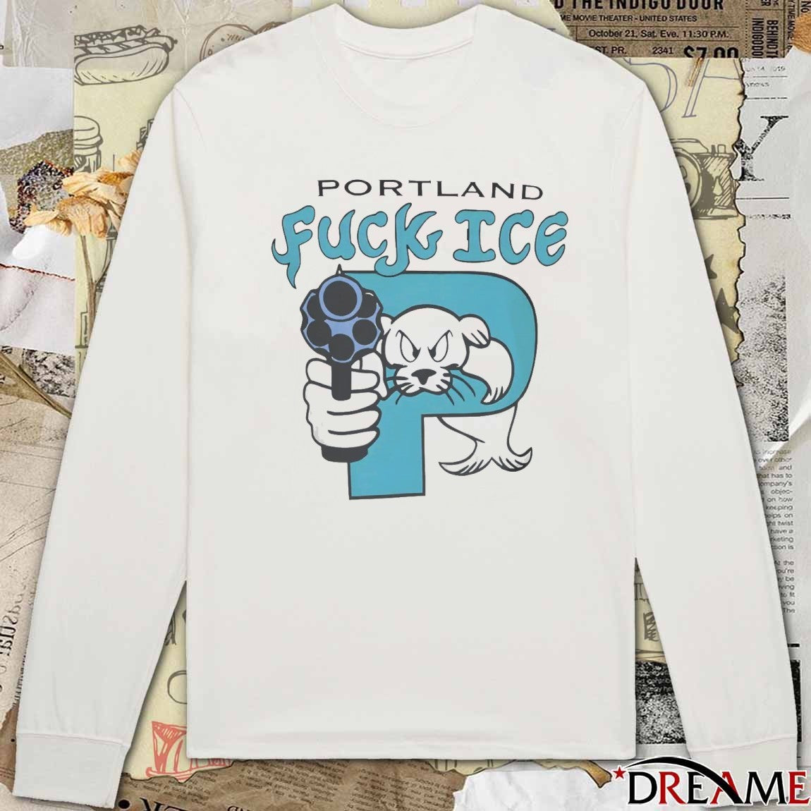2026 Portland Fuck ICE t-shirt