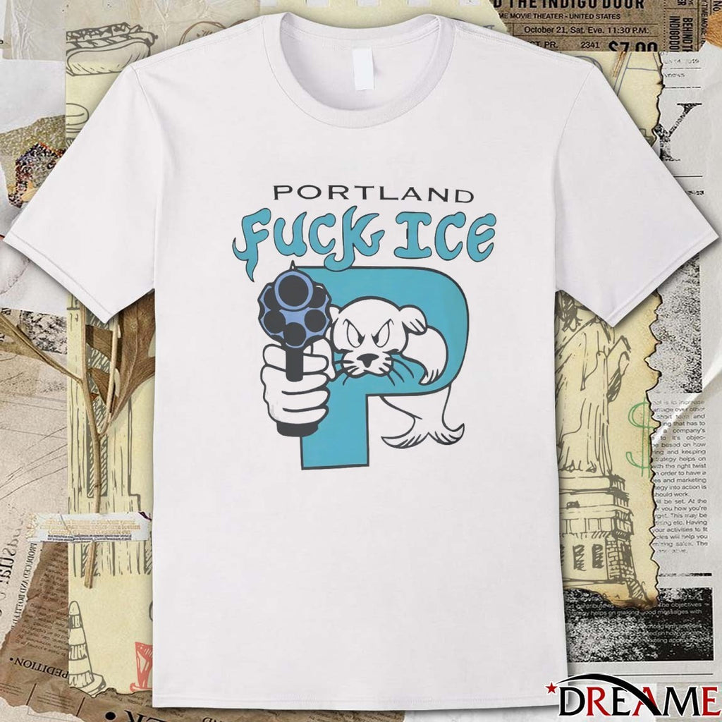 2026 Portland Fuck ICE t-shirt
