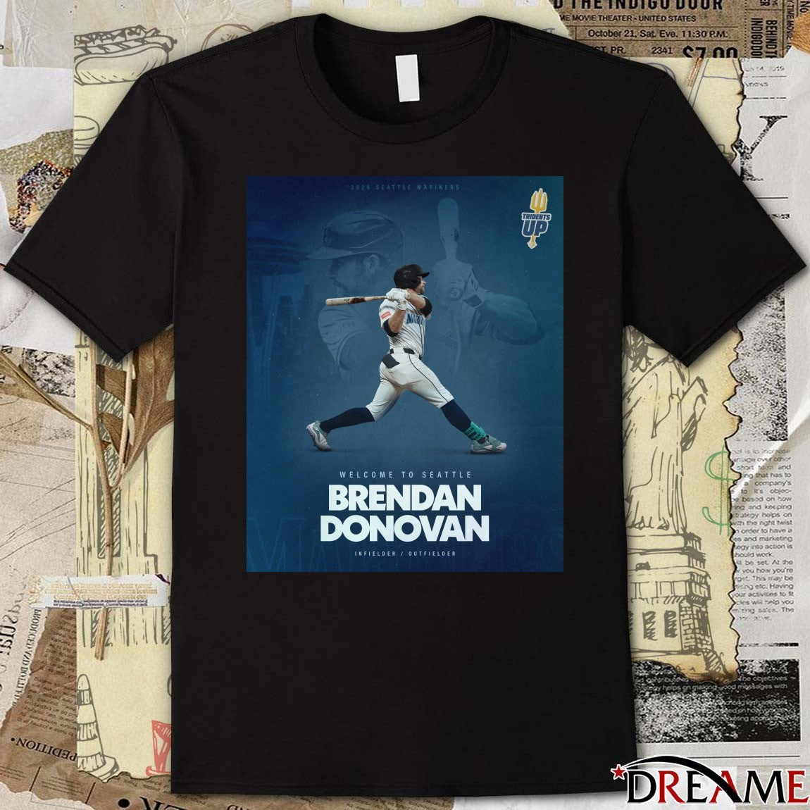 2026 Seattle Mariners Welcome To Seattle Brendan Donovan Poster t-shirt