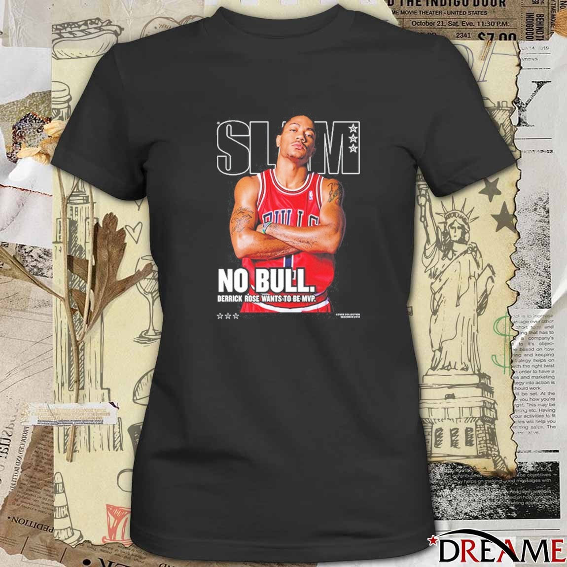2026 Slam Legend No Bull Derrick Rose Wants To Be MVP t-shirt