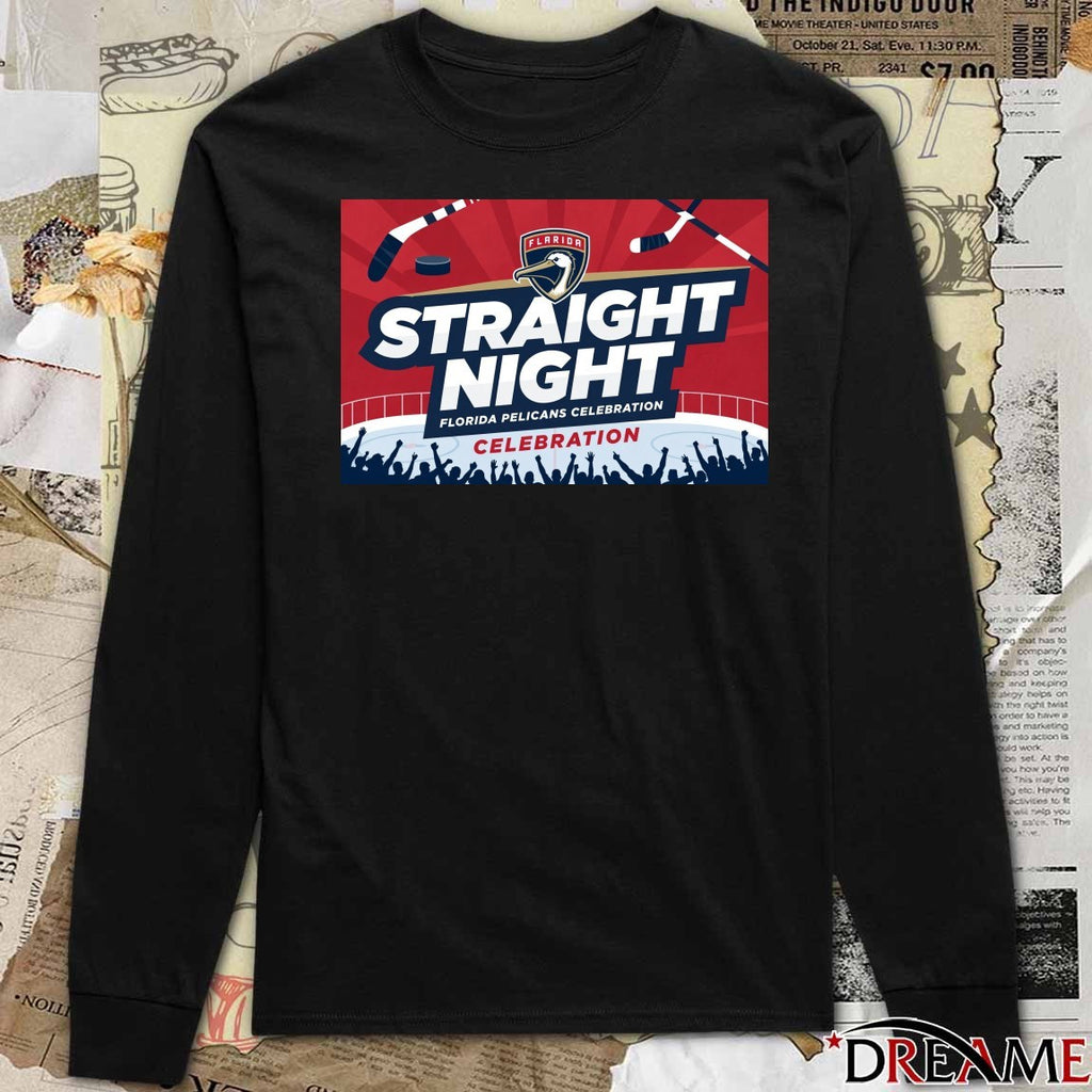 2026 Straight Night Florida Pelicans Celebration Operations t-shirt