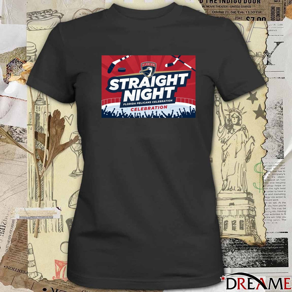 2026 Straight Night Florida Pelicans Celebration Operations t-shirt