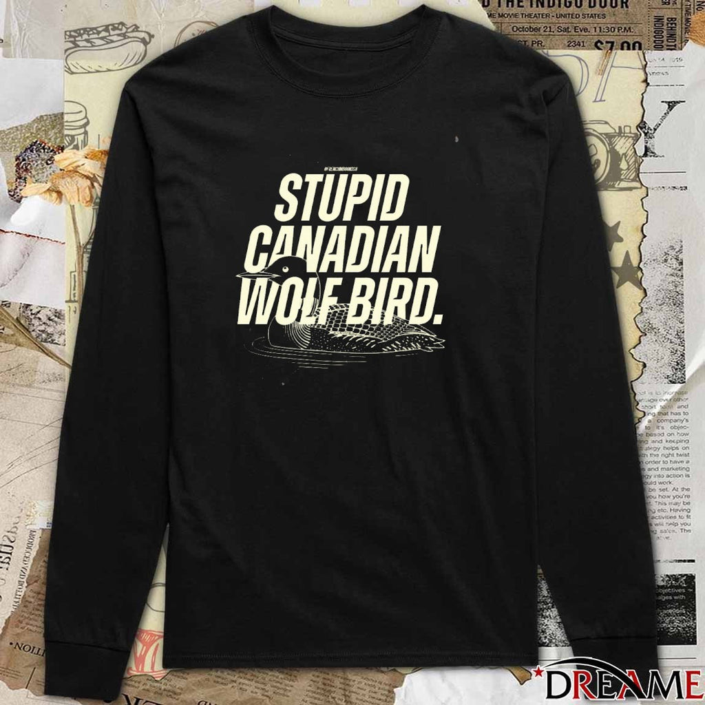 2026 Stupid Canadian Wolf Bird Heated Rivalry t-shirt