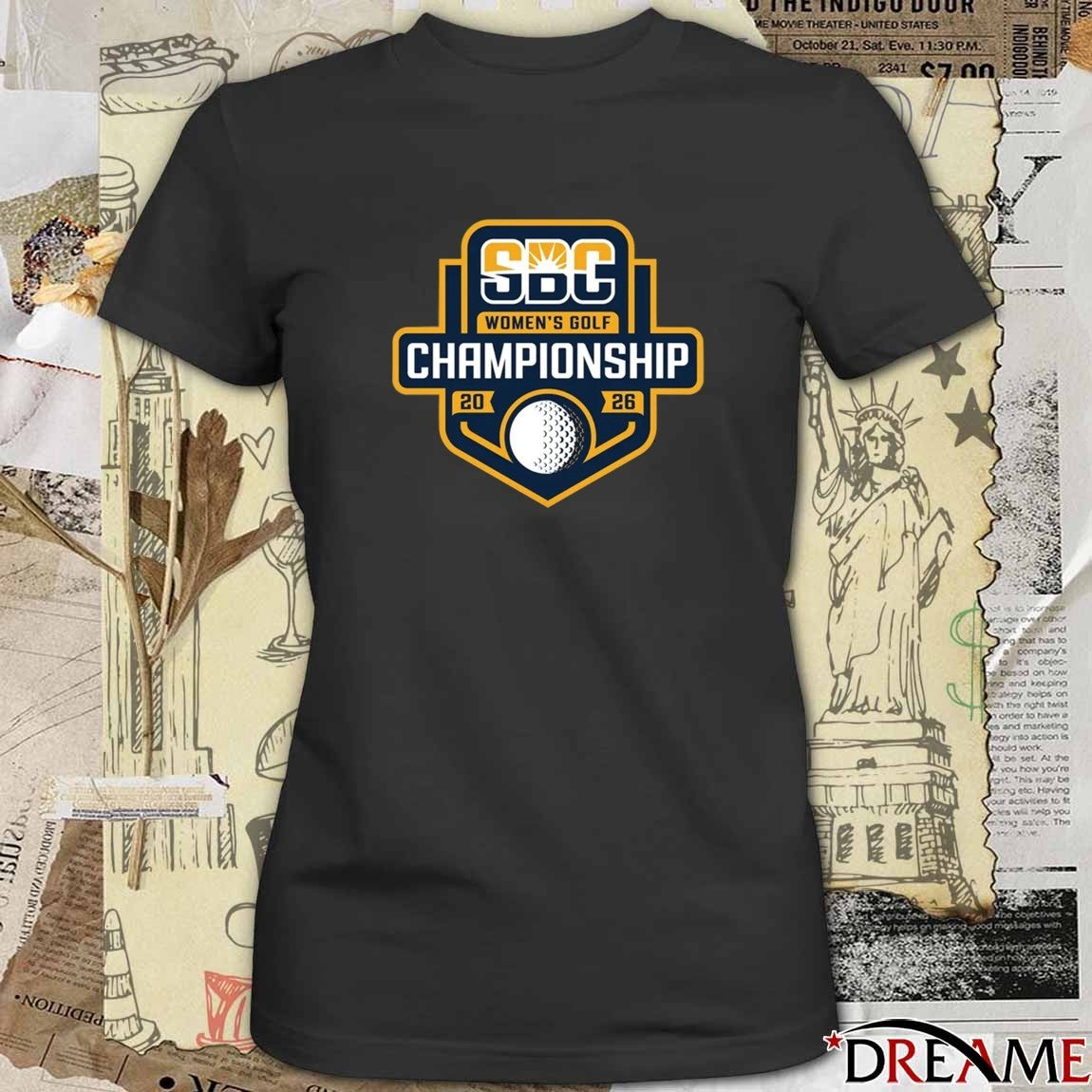 2026 Sun Belt Women’s Golf Championship Logo t-shirt