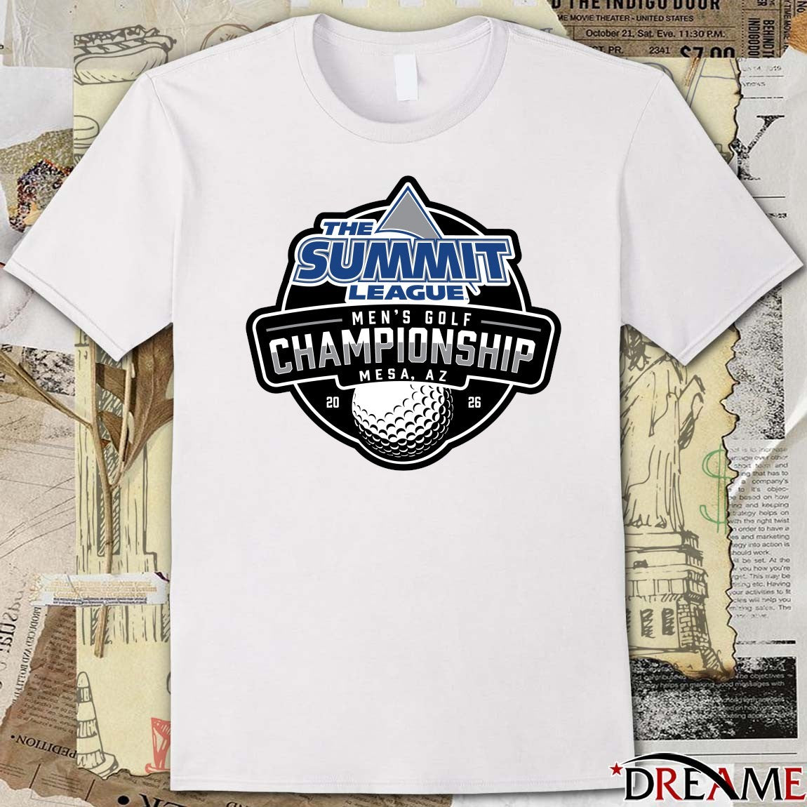 2026 The Summit League Men’s Golf Championship Mesa, Arizona Logo t-shirt