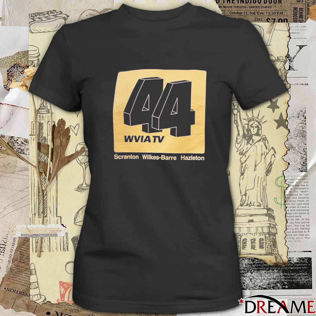 44 Wvia TV Scranton Wilkes-Barre Hazleton t-shirt