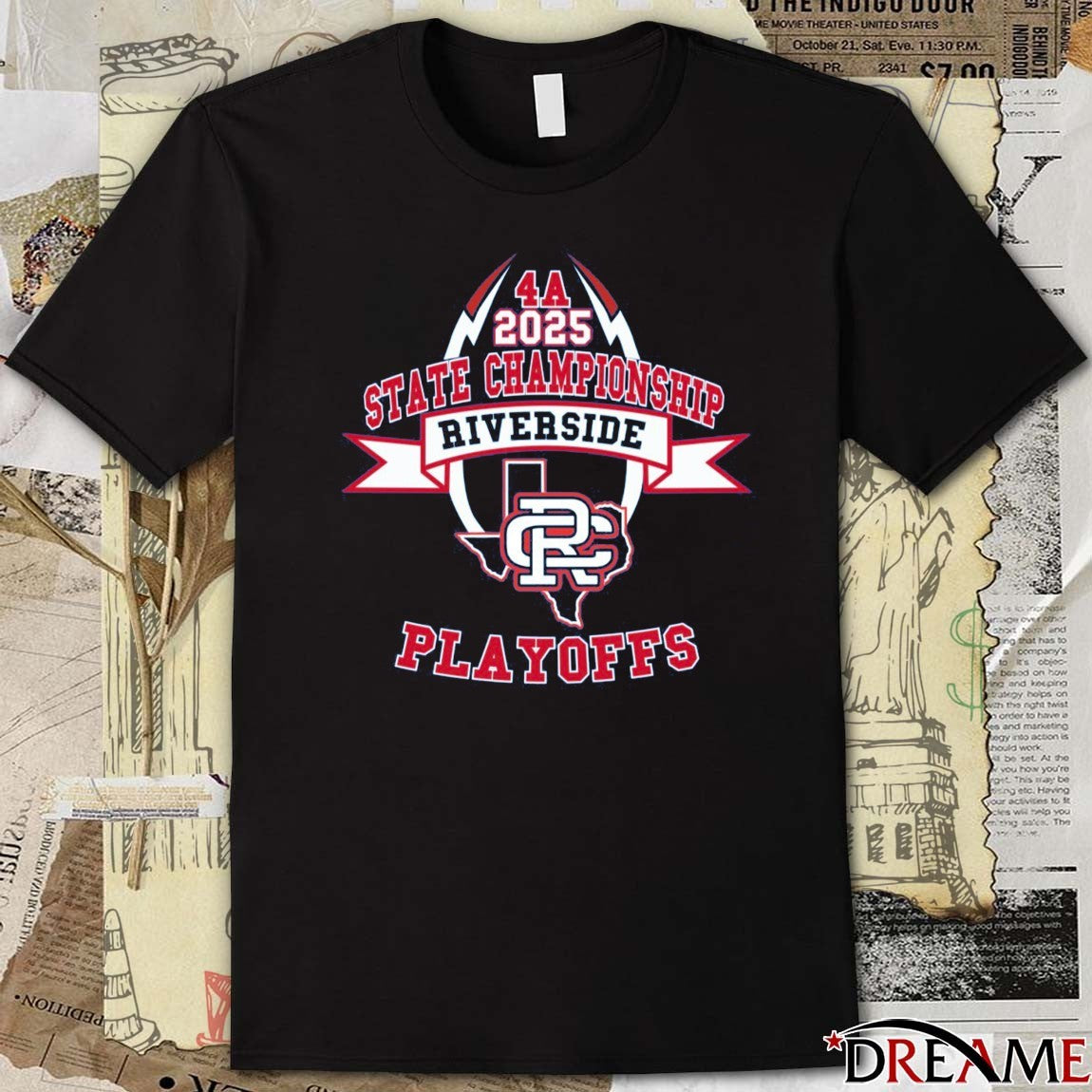 4A 2025 State Championship Carter-Riverside Athletics Playoffs t-shirt
