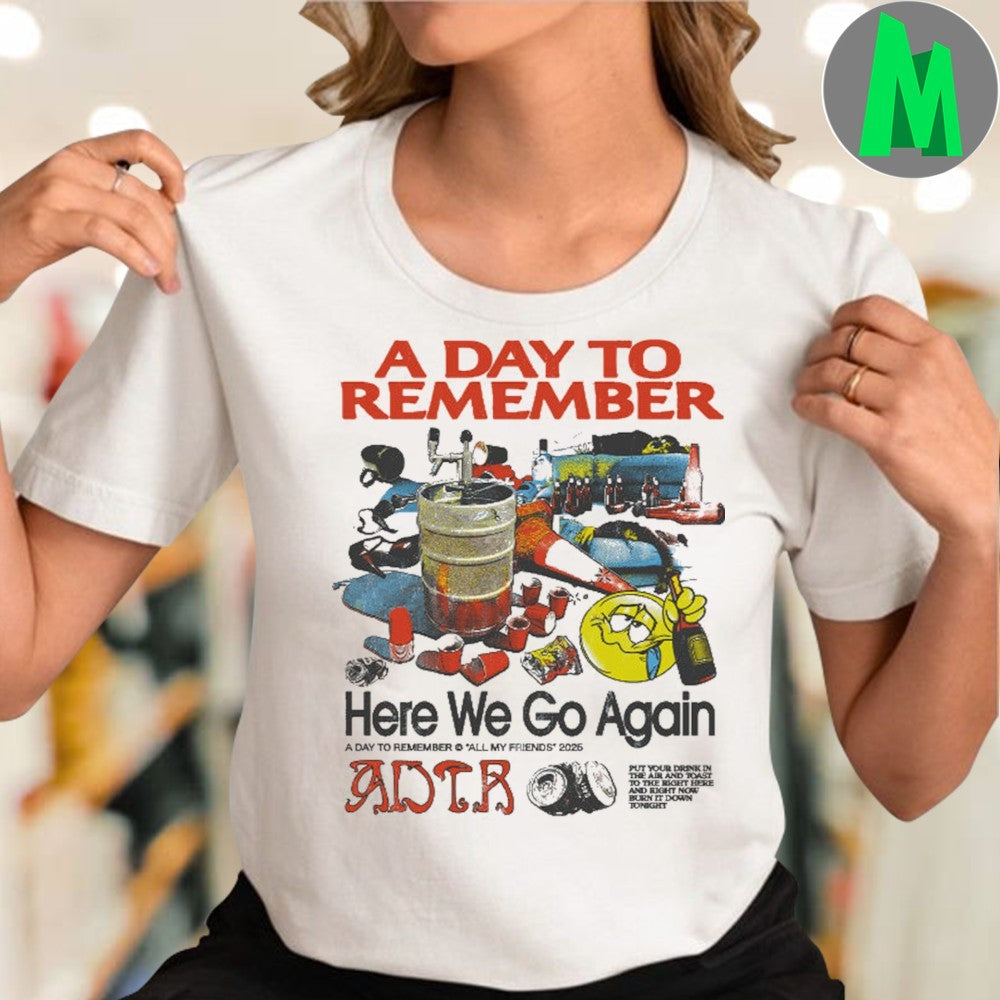 A Day To Remember Here We Go Again Party Shirt