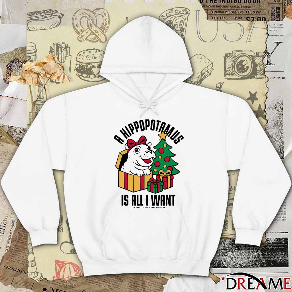 A Hippopotamus Is All I Want Cincinnati Zoo & Botanical Garden 2025 t-shirt