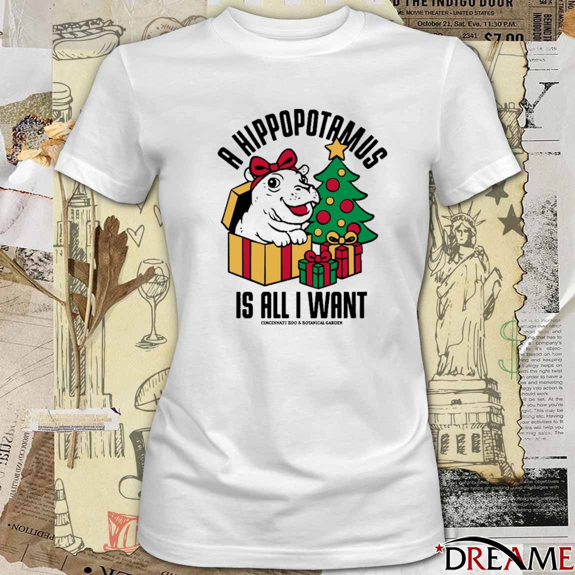 A Hippopotamus Is All I Want Cincinnati Zoo & Botanical Garden 2025 t-shirt