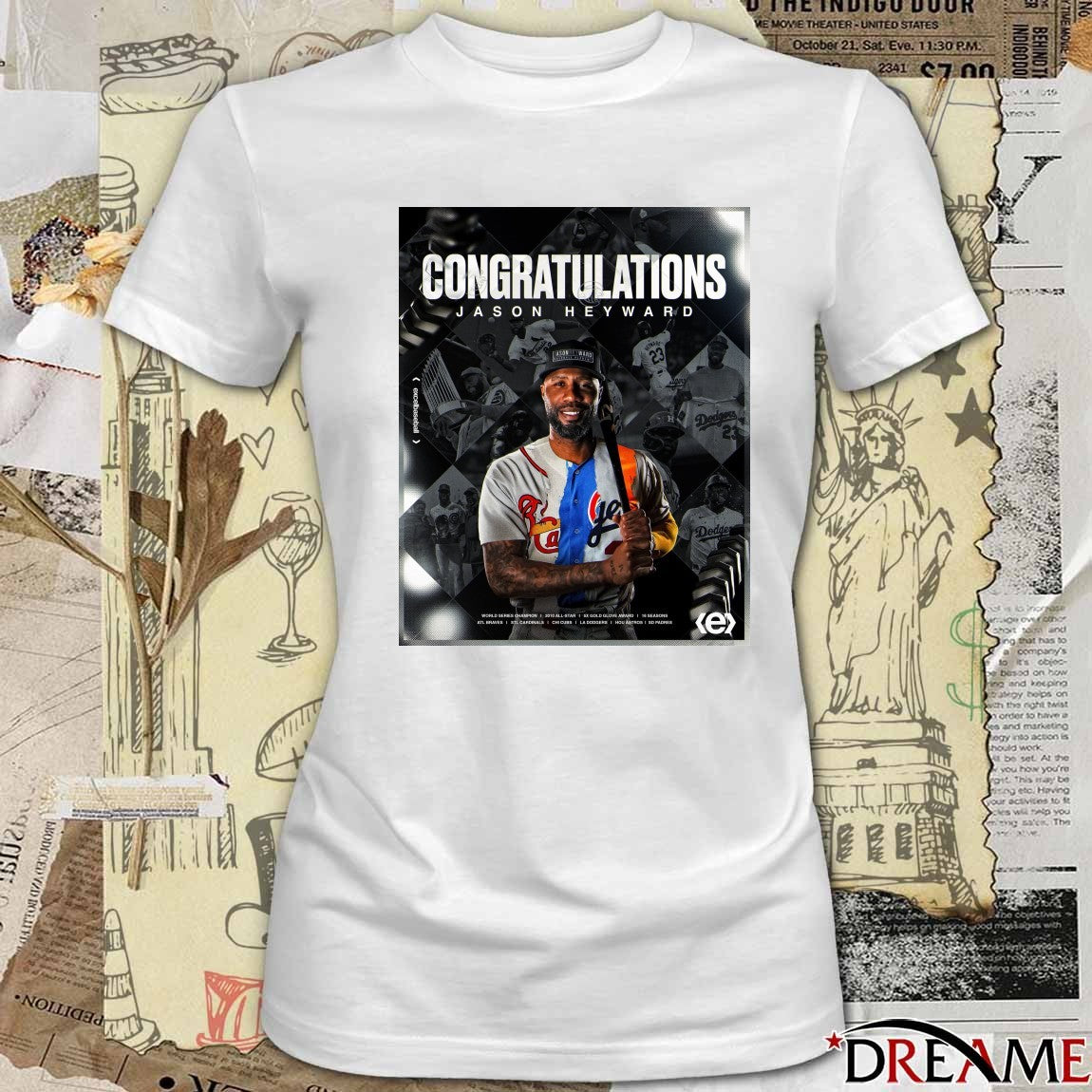 A Legendary Career Congratulations Jason Heyward 2026 Poster t-shirt