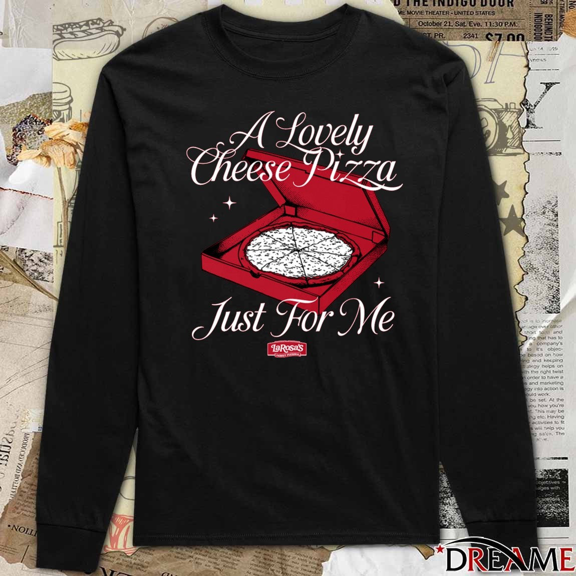 A Lovely Cheese Pizza Just For Me Christmas 2025 t-shirt