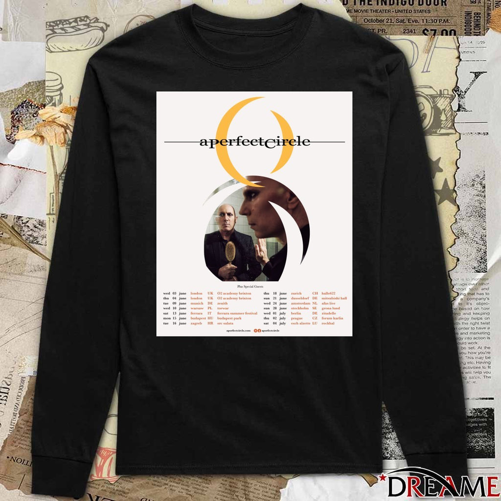 A Perfect Circle 2026 03-04 June London UK 02 Academy Brixton, 09 June Munich DE Zenich Poster t-shirt