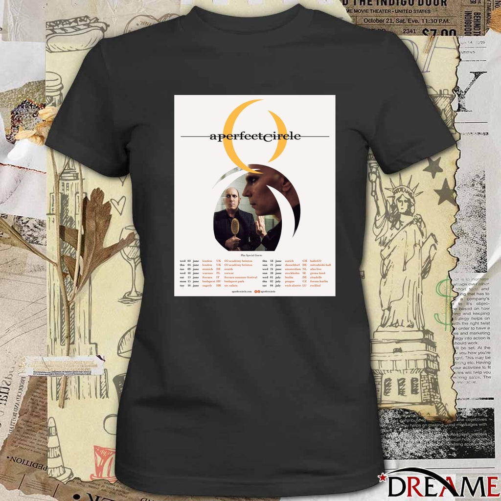 A Perfect Circle 2026 03-04 June London UK 02 Academy Brixton, 09 June Munich DE Zenich Poster t-shirt