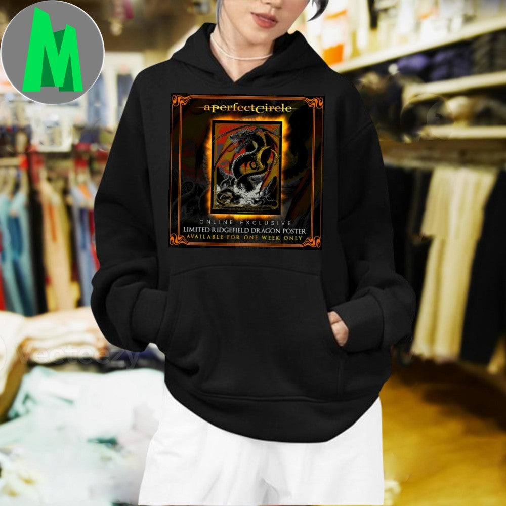 A Perfect Circle Ridgefield Dragon Limited Edition Online Exclusive Poster Shirt