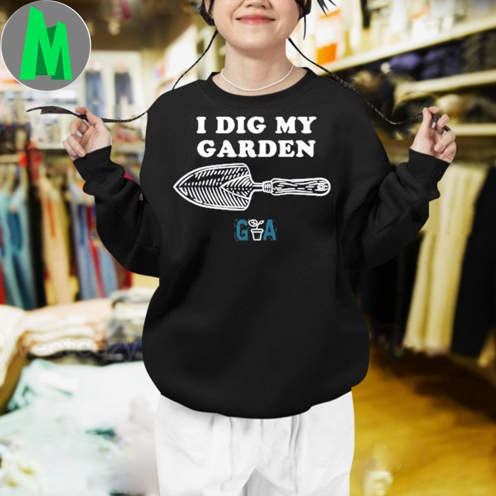 ABC Gardening Australia I Dig My Garden Funny T-Shirt Gardening Hobby Tee